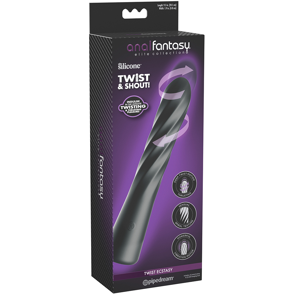 Anal Fantasy Elite Twist Ecstasy Black