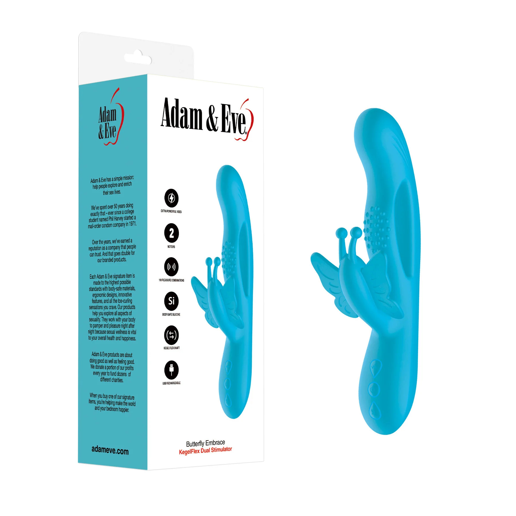 Adam & Eve Butterfly Embrace KegelFlex Dual Stimulator