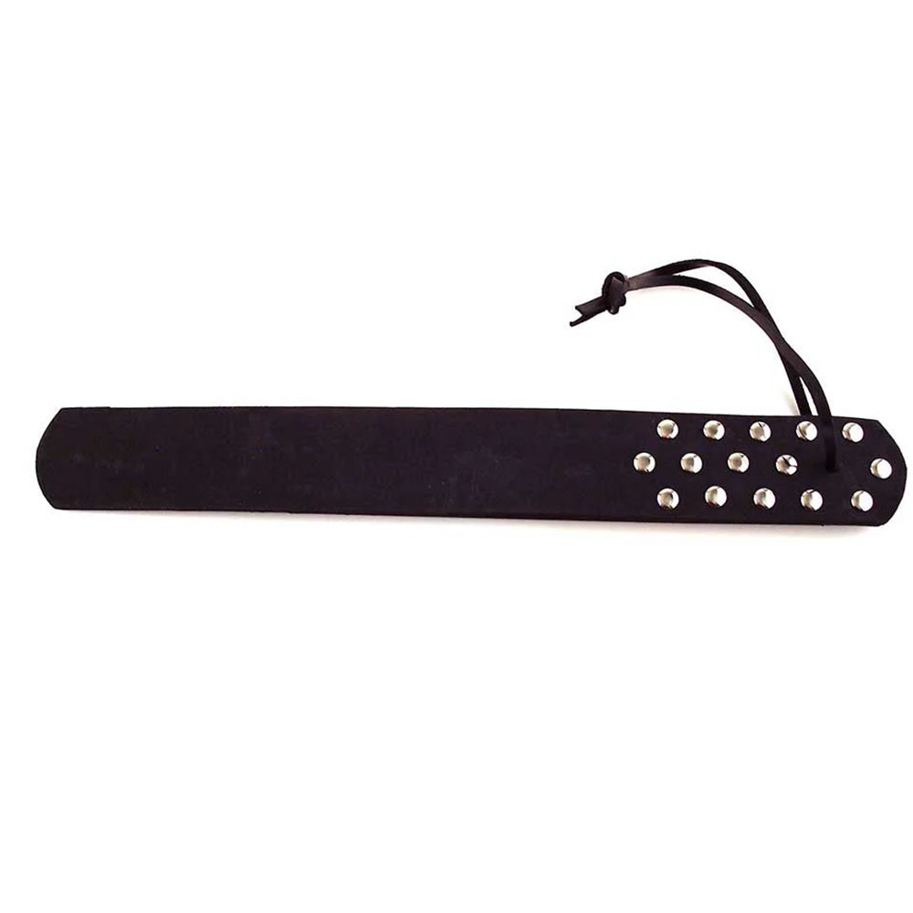 Rouge Leather Three Strap Paddle Black