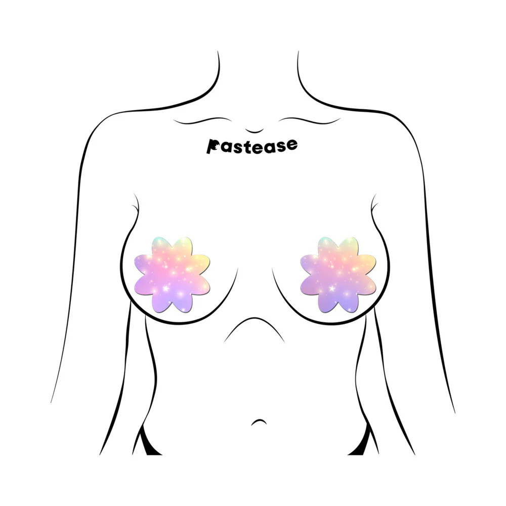 Pastease Dreamy Pastel Celestial Stars Petal Breast Pasties