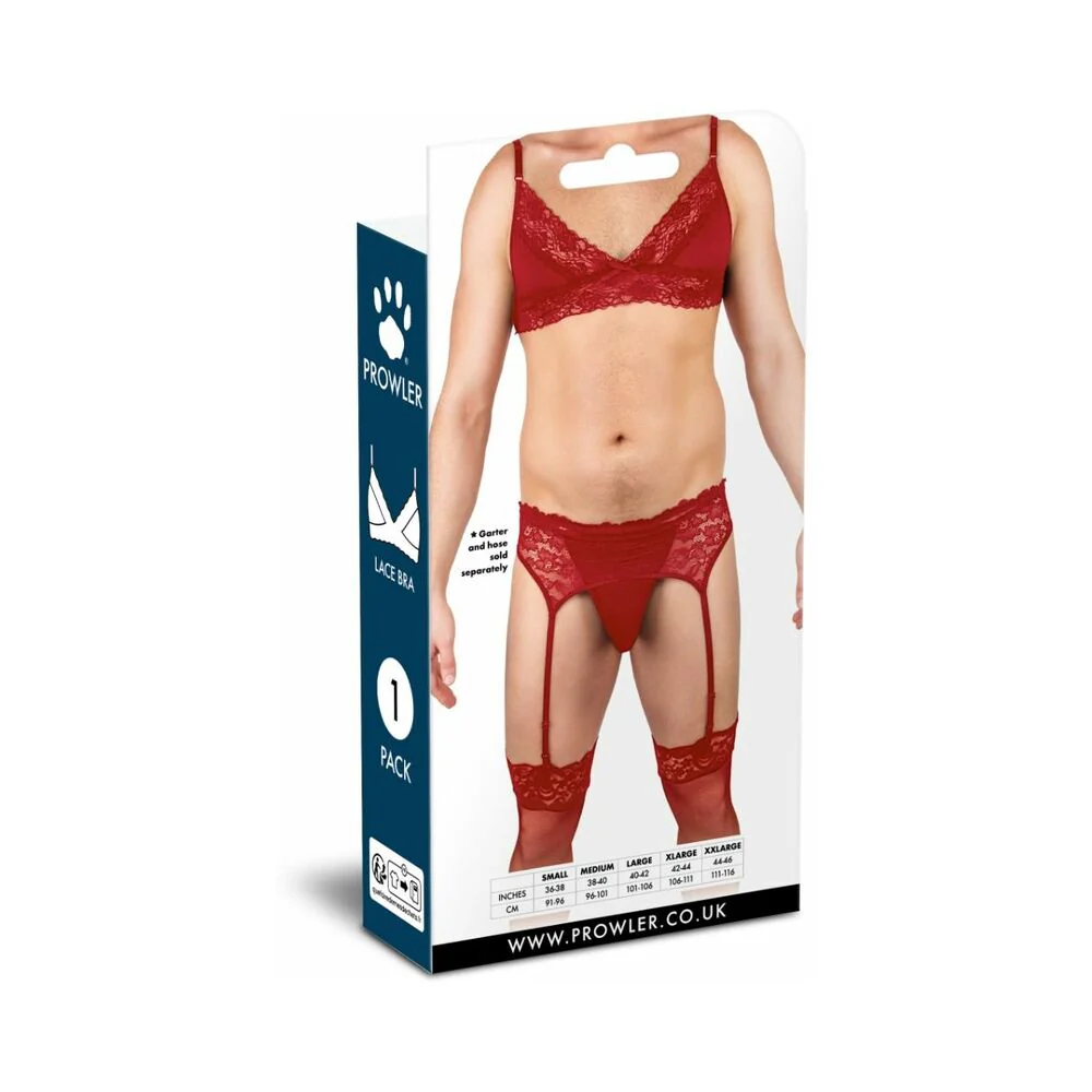 Prowler Lace Bra Red XL