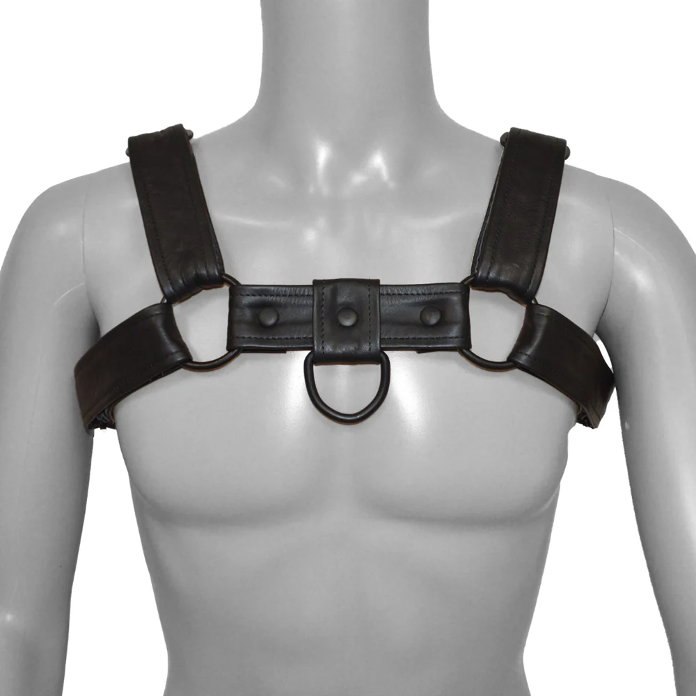 Prowler RED Bull Harness Black with Metal Fittings S