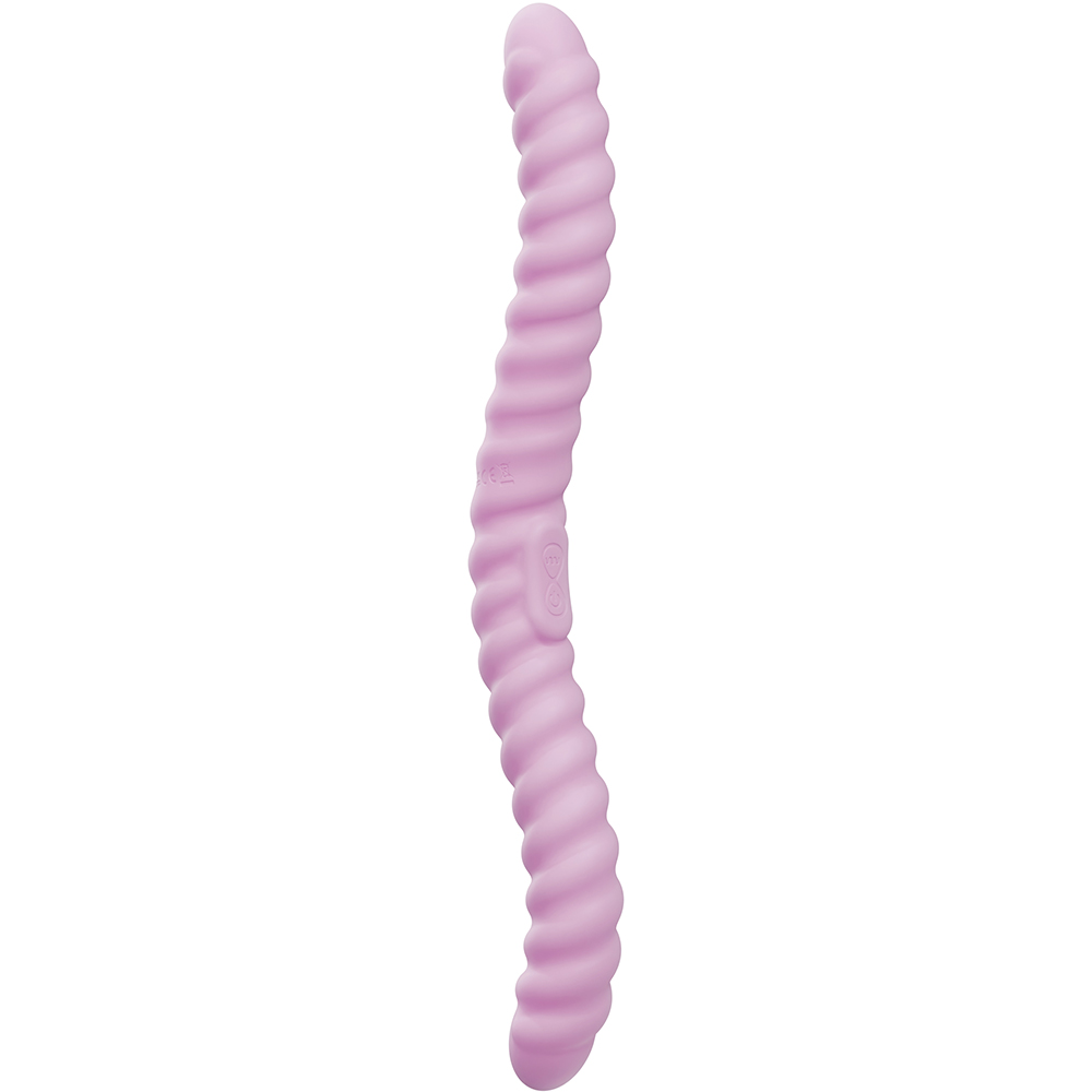 Cor Unicorn Horn Double-Ended Vibrating Dildo Pink
