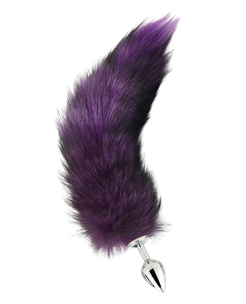 Fox Tail Medium Plug - Purple