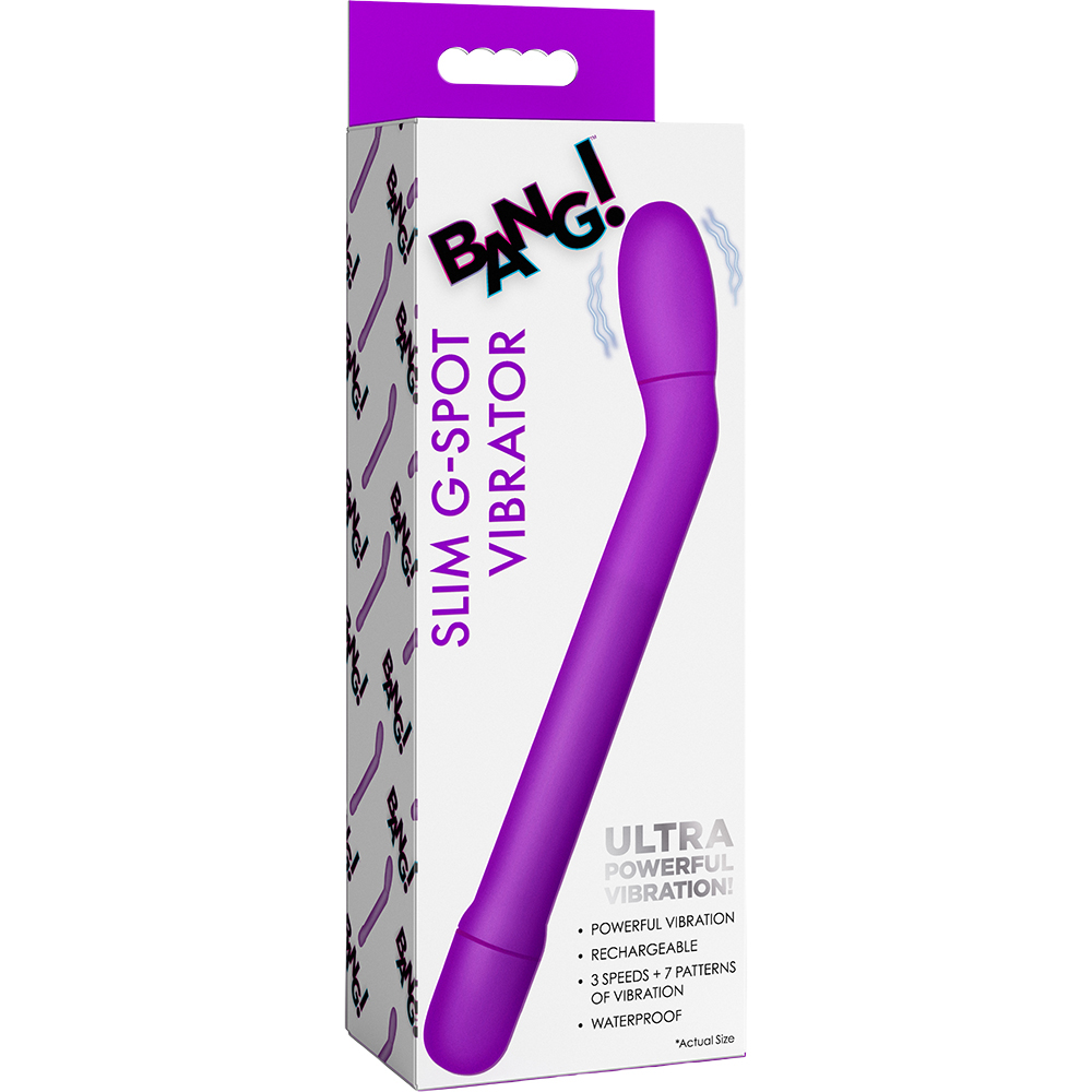 Bang! Slim G-Spot Vibrator Purple