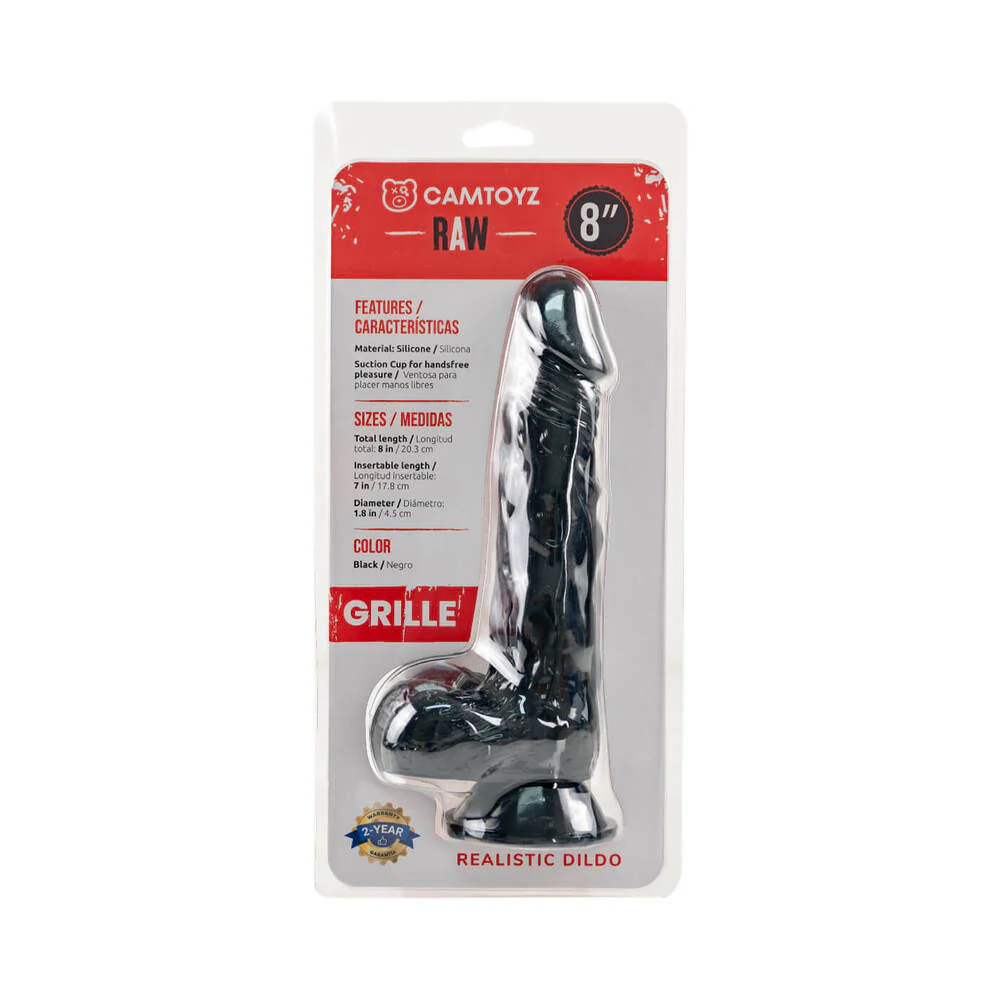 Camtoyz Raw Grille Realistic 8 in. Dildo