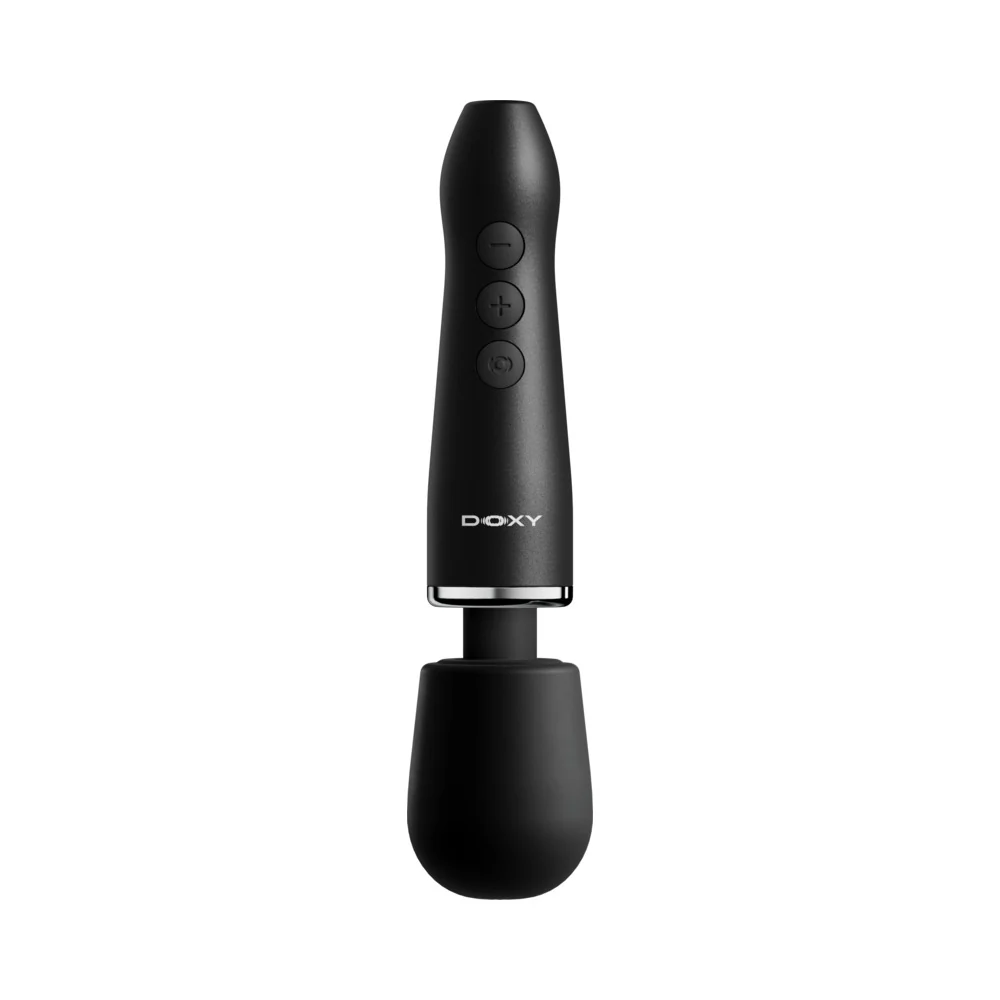 Doxy Go Travel-Sized Wand Massager Black