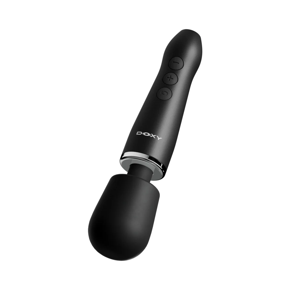 Doxy Go Travel-Sized Wand Massager Black