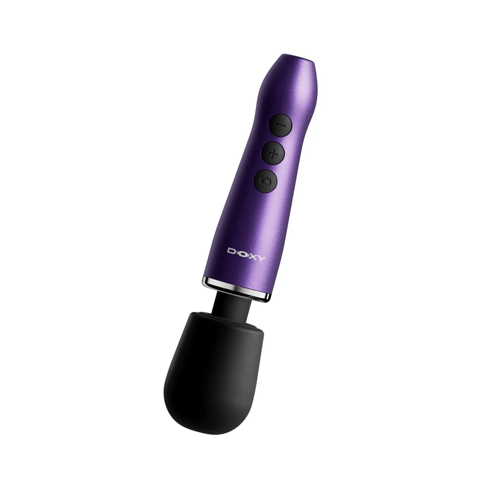 Doxy Go Travel-Sized Wand Massager Purple