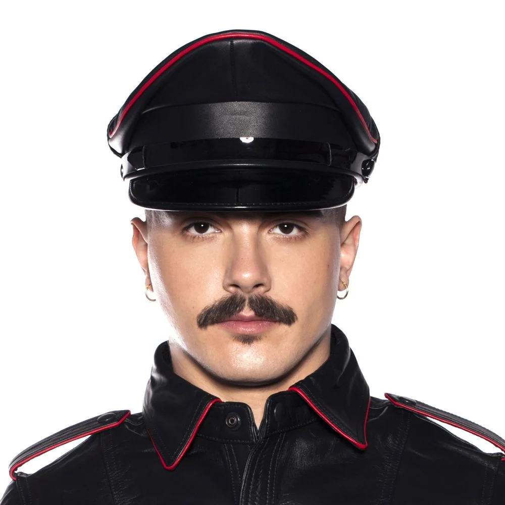 Prowler RED Military Cap Black/Red 57cm (M)