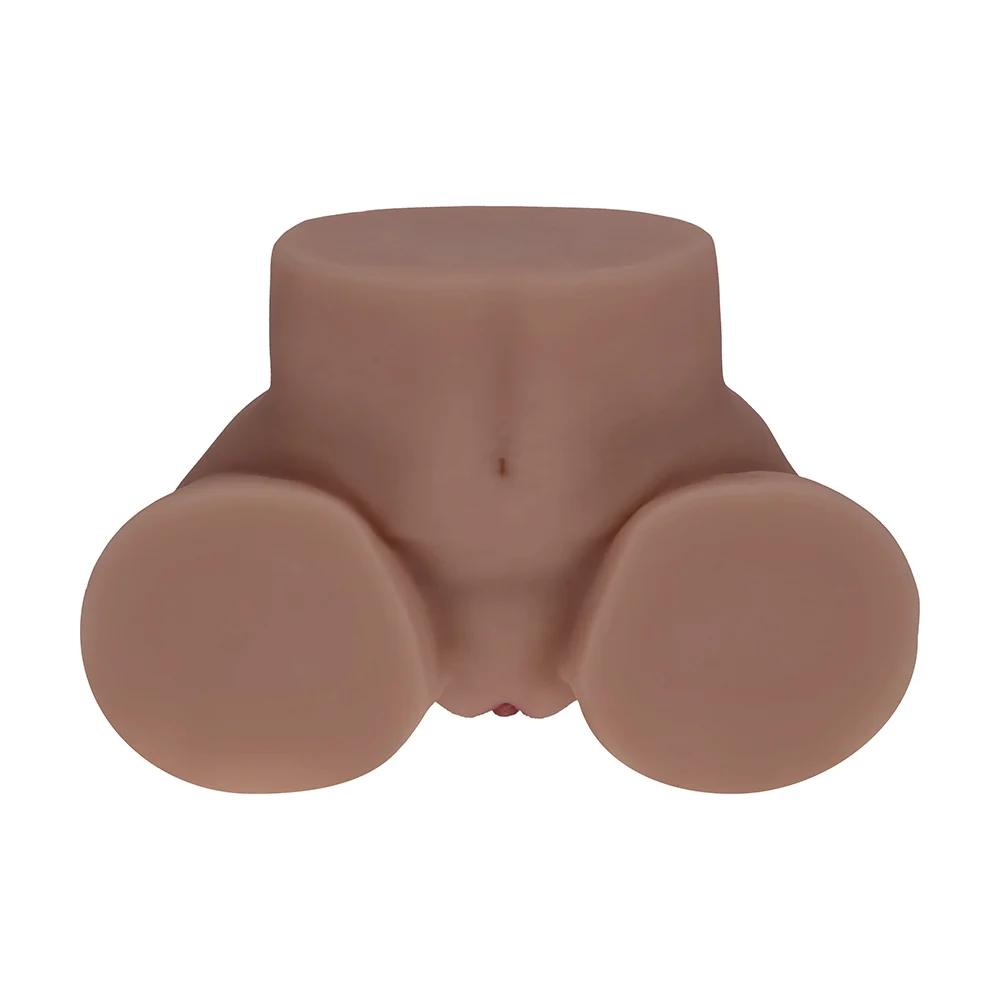Xkin Bodyforms Kaya Bloom Dual Entry Vibrating Masturbator Brown
