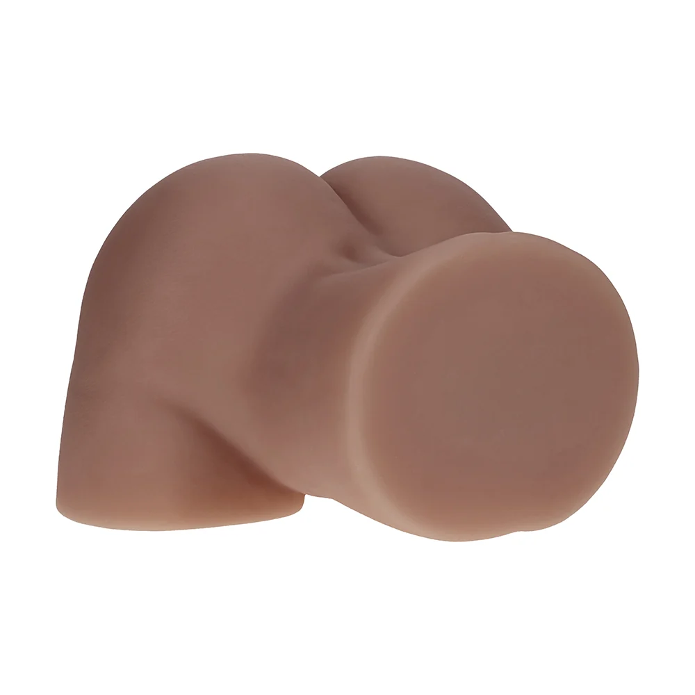 Xkin Bodyforms Kaya Bloom Dual Entry Vibrating Masturbator Brown