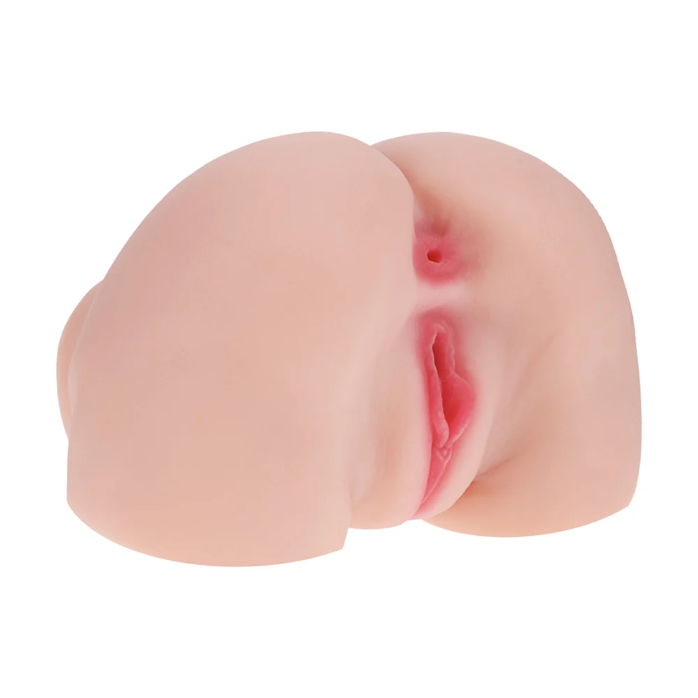 Xkin Bodyforms Mia Hart Dual Entry Vibrating Masturbator Beige