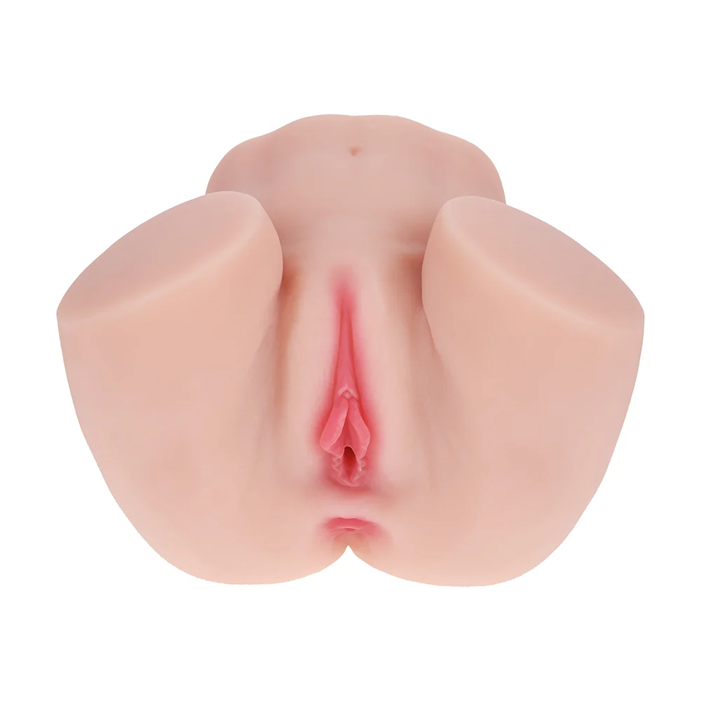 Xkin Bodyforms Mia Hart Dual Entry Vibrating Masturbator Beige