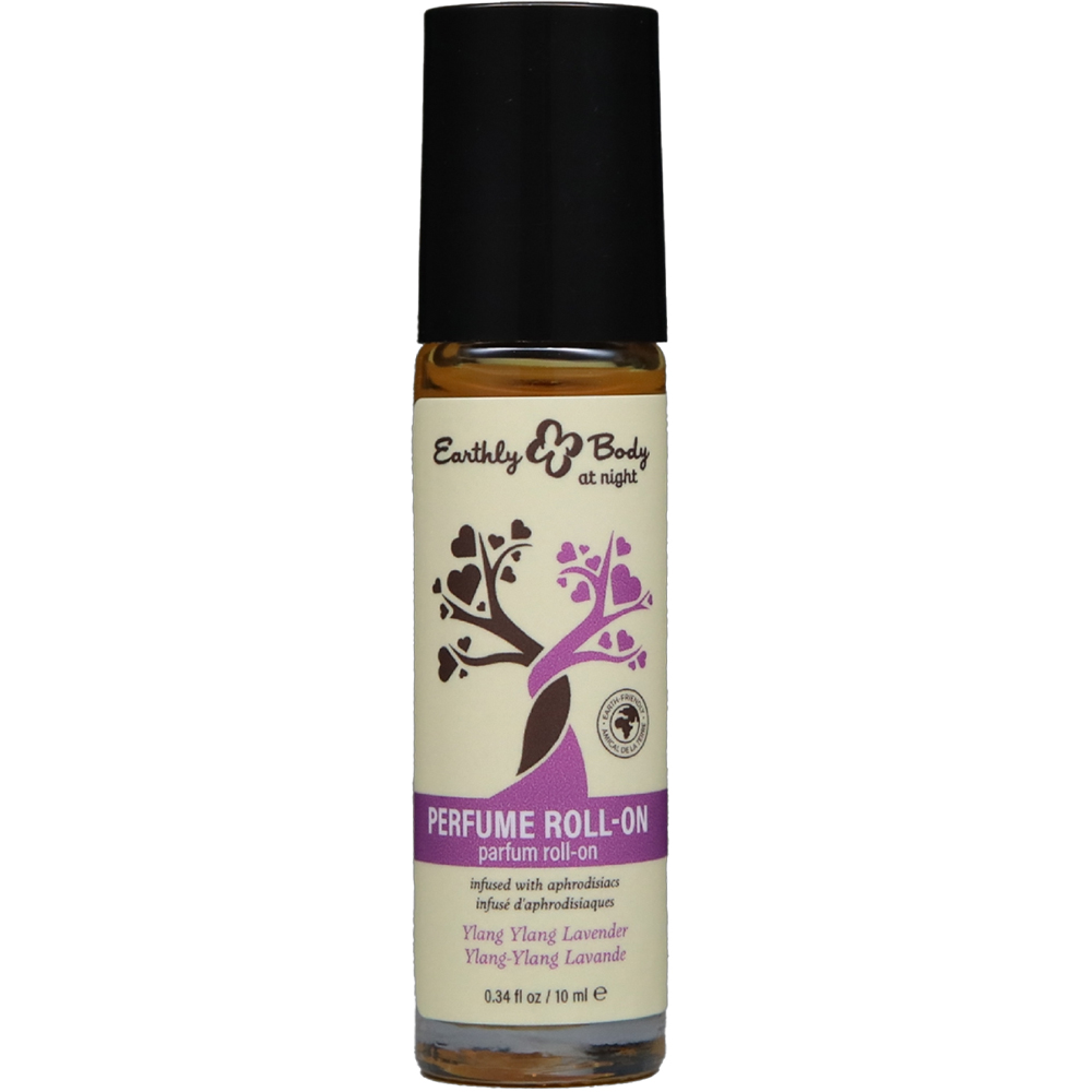 Earthly Body At Night Roll-On Perfume Aphrodisiac Collection Ylang Ylang Lavender 0.34 oz.