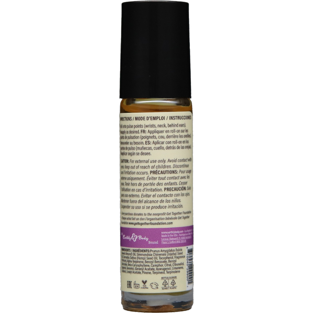Earthly Body At Night Roll-On Perfume Aphrodisiac Collection Ylang Ylang Lavender 0.34 oz.