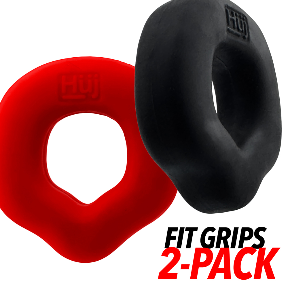 Fit Grips 2pk Black/Red