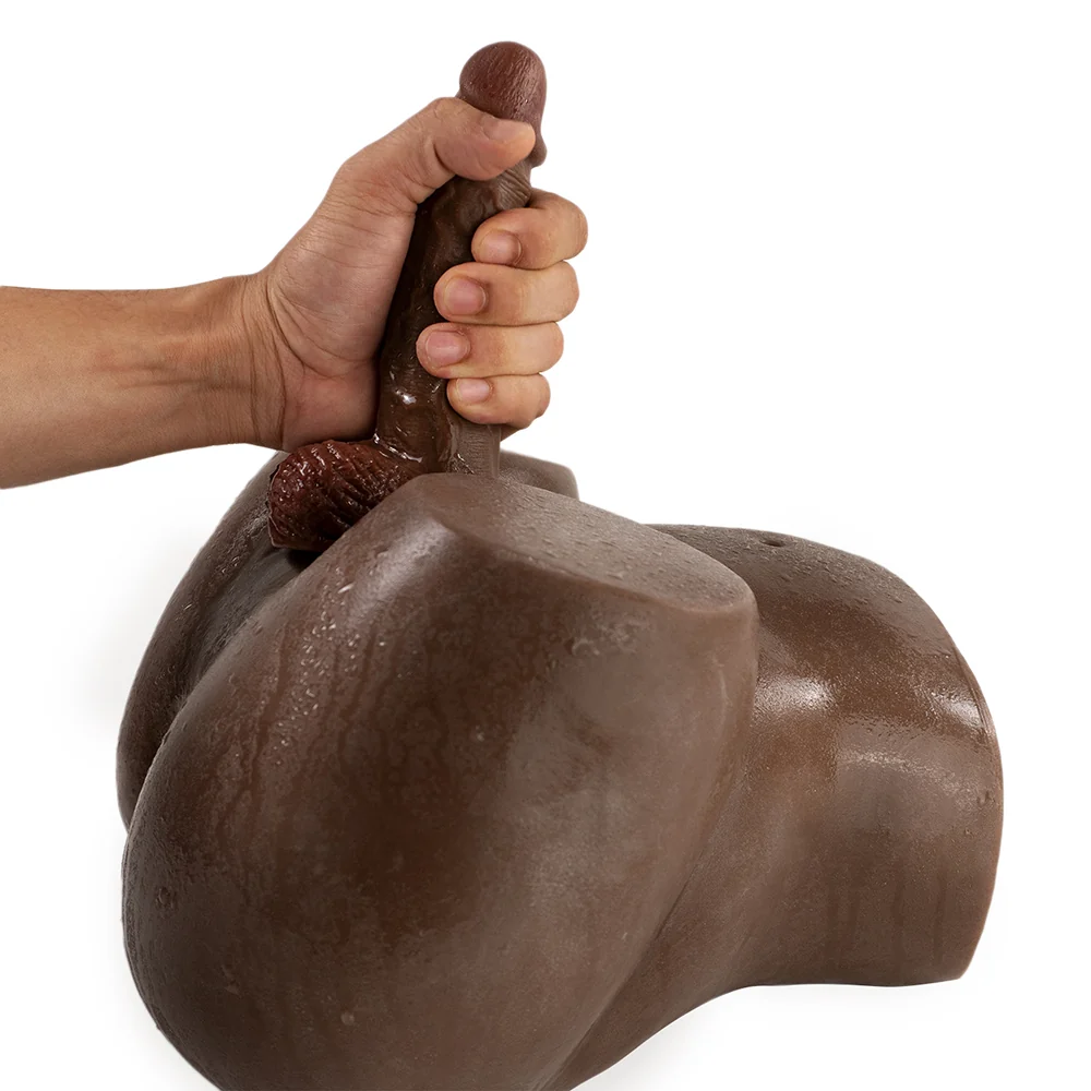 Camtoyz Raw Torso Naysa Piel Oscura Chocolate