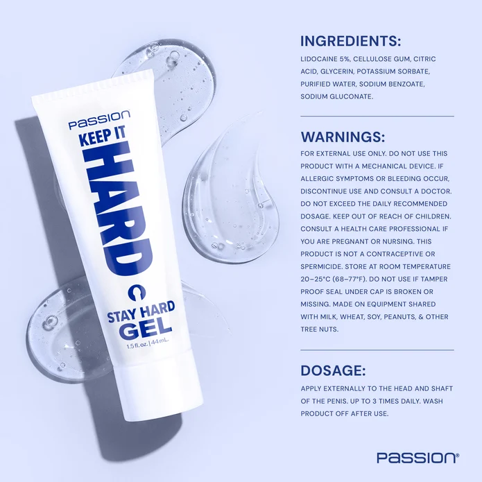 Keep It Hard Stay Hard Gel 1.5oz