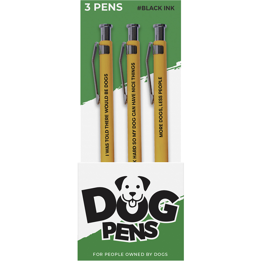 Dog People Pens 3pk