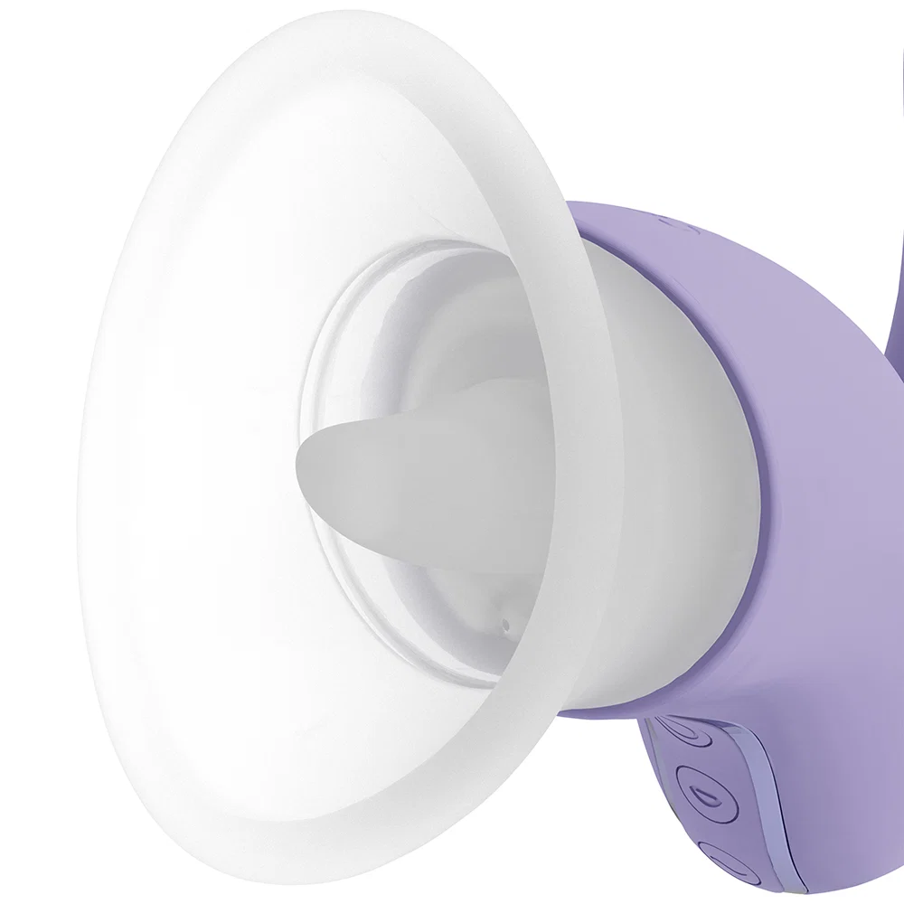 VIVE Dolce Callalily G-Spot Tapping with Tongue Stimulator & Breast/Vulva Pump