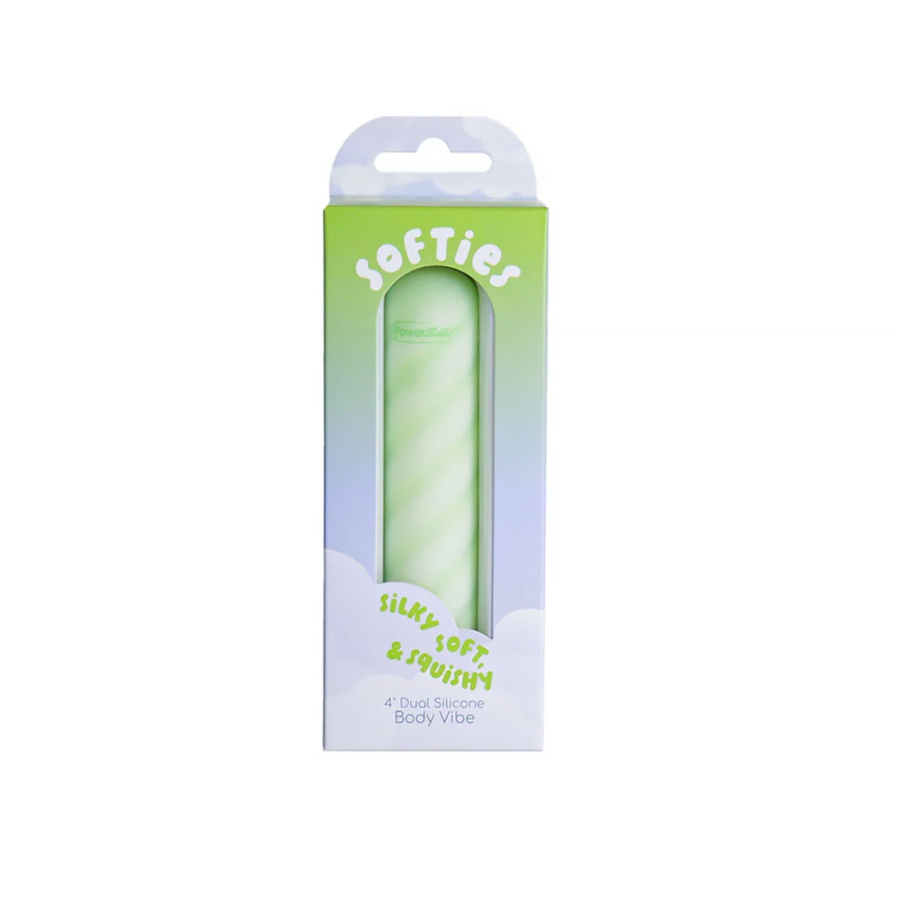 Softies Dual Layer Bullet 4 in. Green