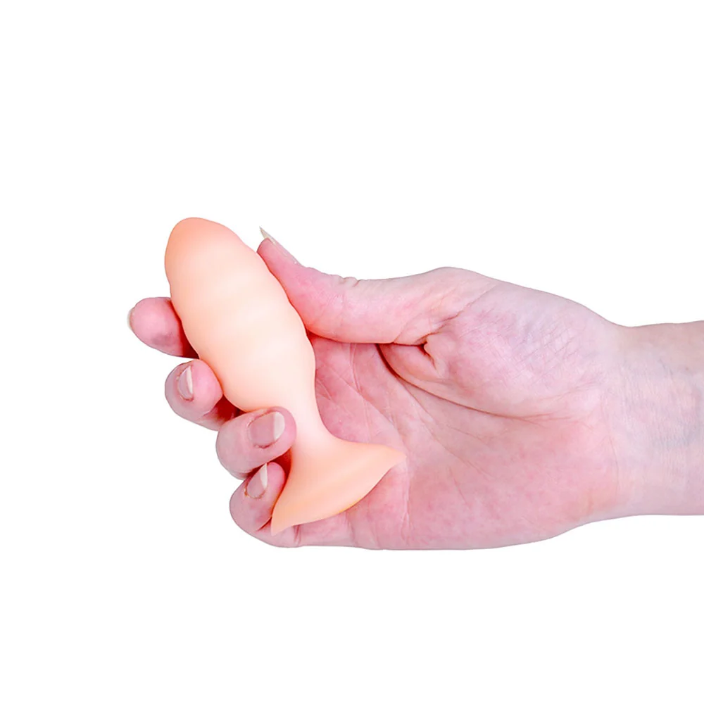 Softies Dual Layer Butt Plug 4 in. Orange