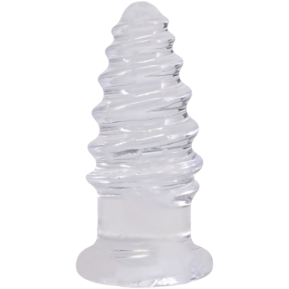 Crystal Jellies Anal Twist 5 Inch Clear