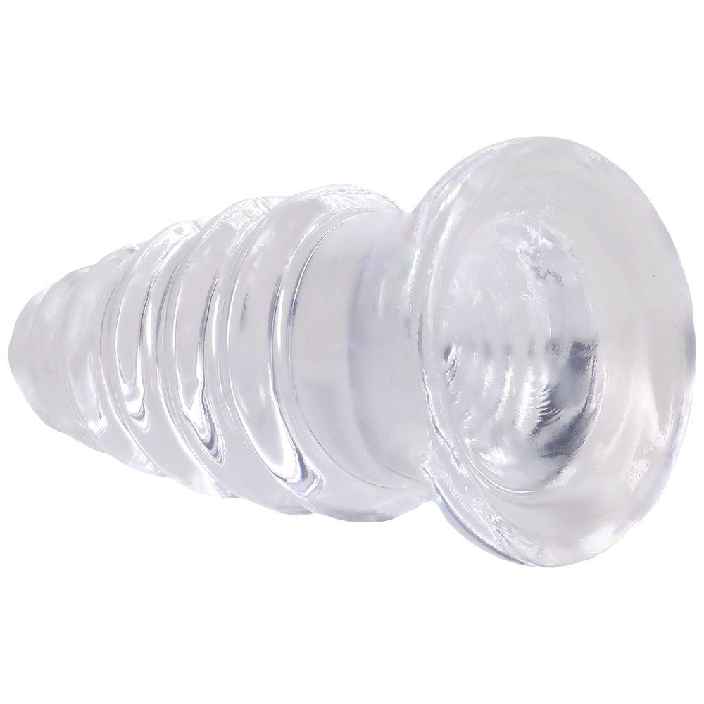 Crystal Jellies Anal Twist 5 Inch Clear