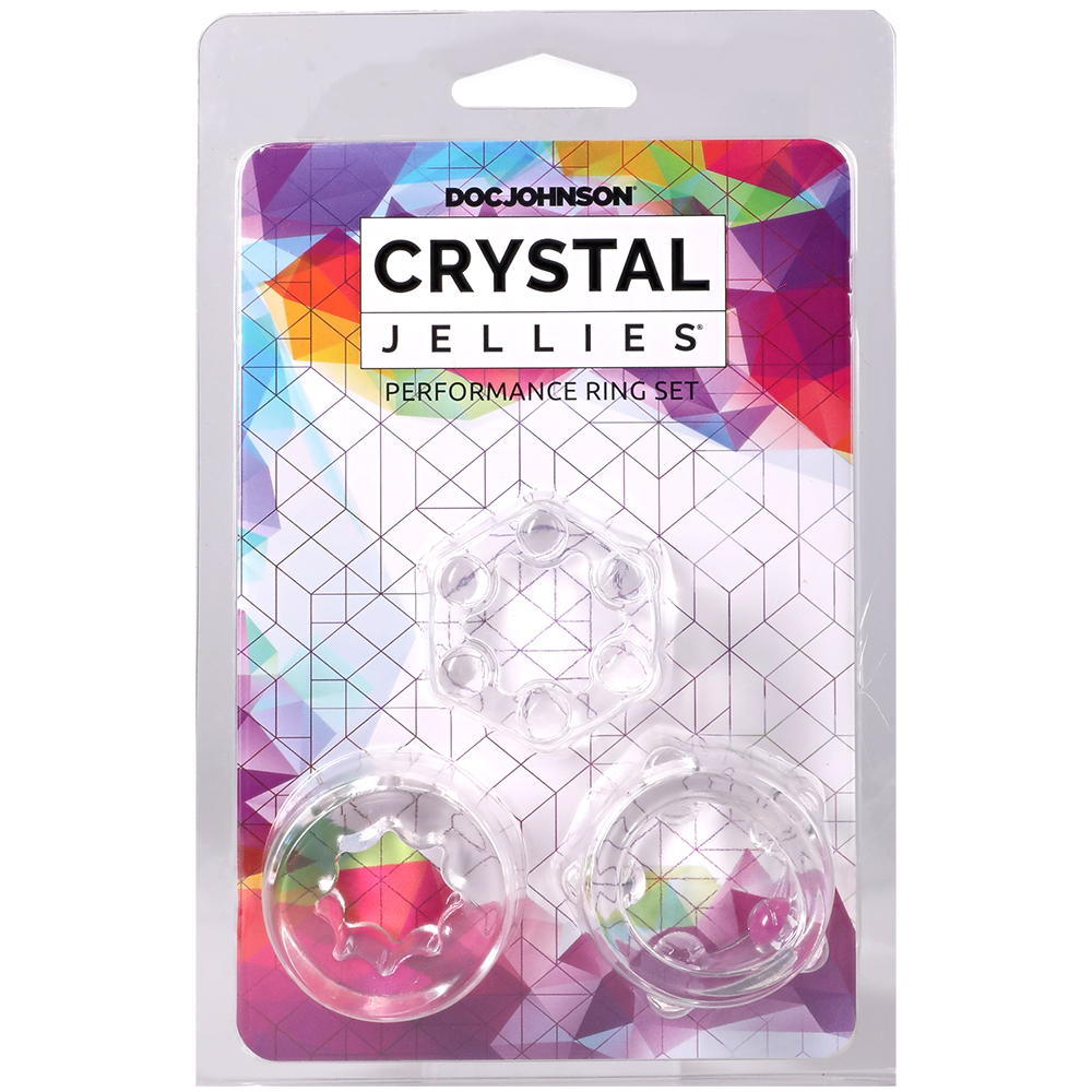 Crystal Jellies Performance Ring Set Clear