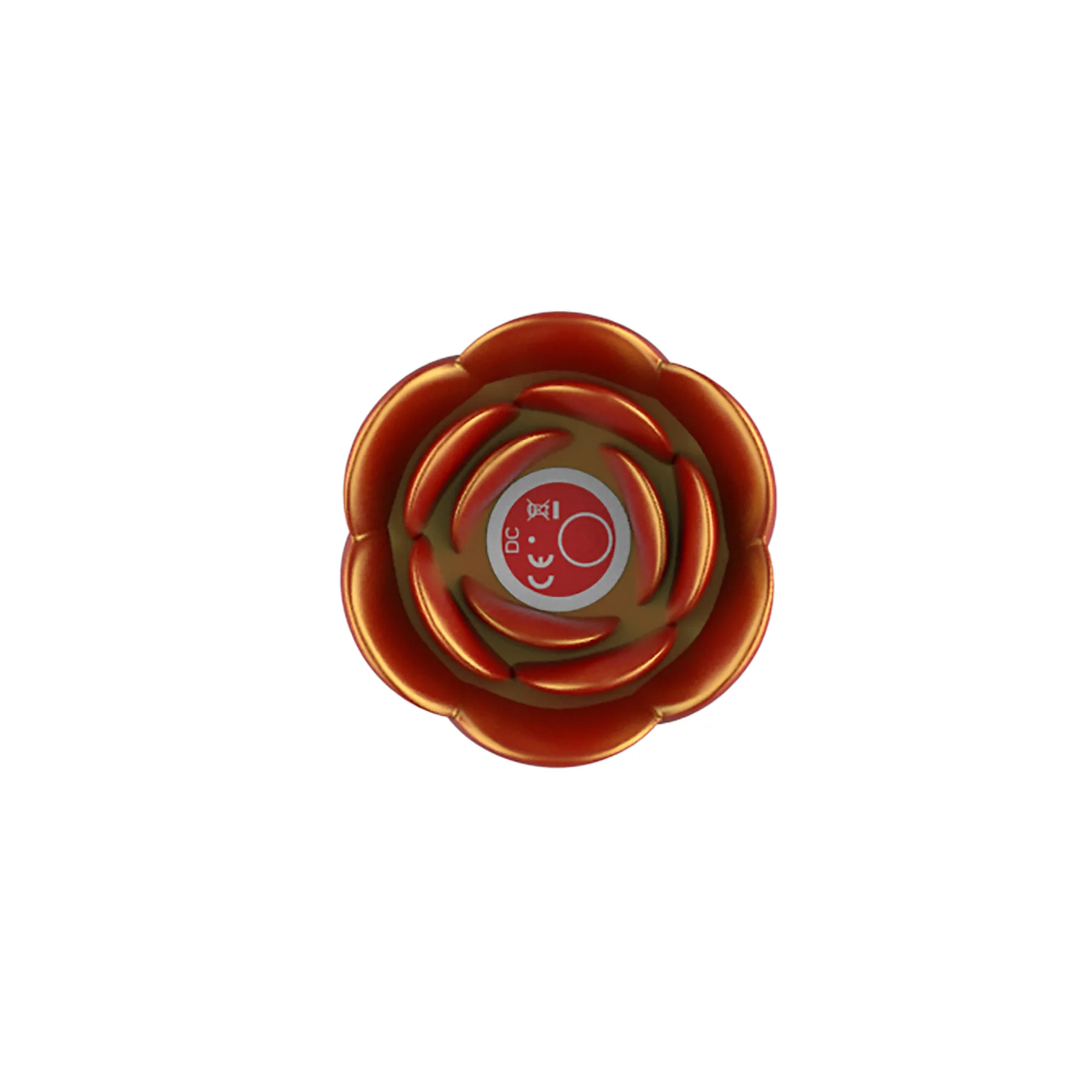 Adam & Eve Beaded Rose Blossom Silicone Anal Vibrator