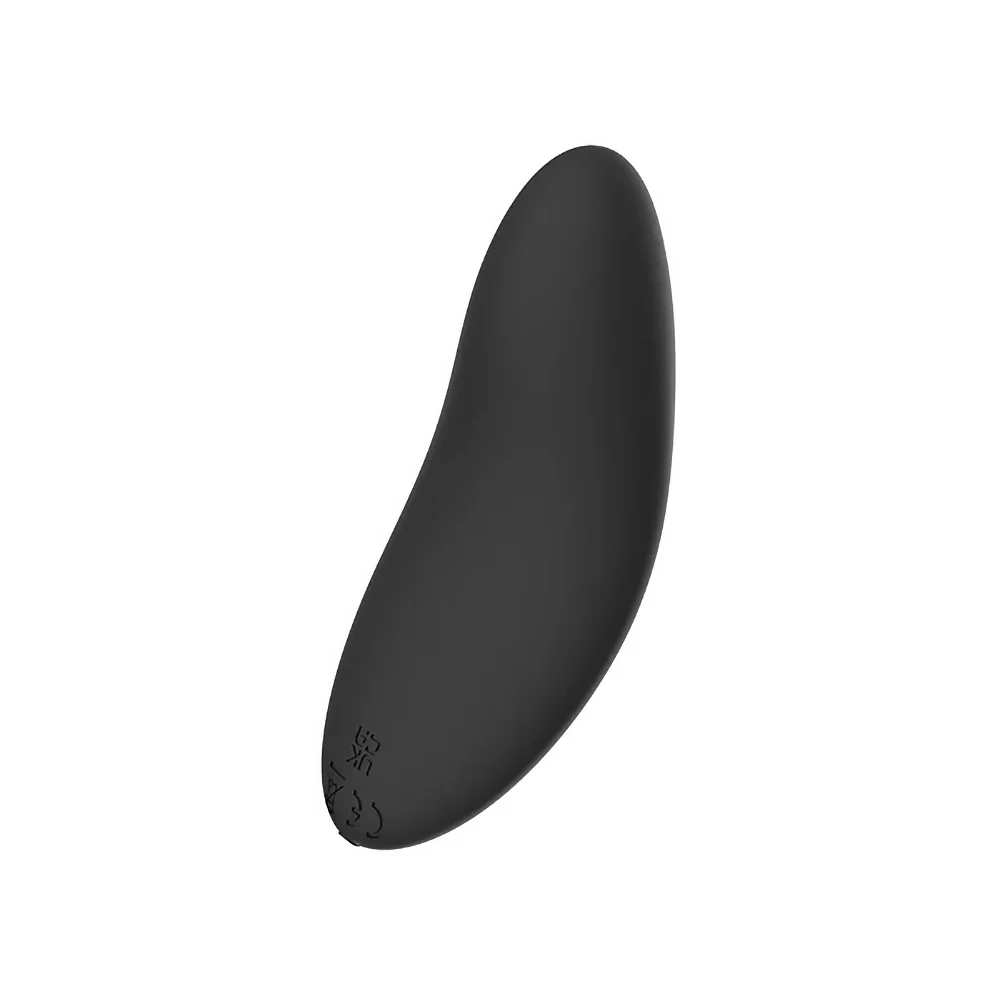 Spectrum Essentials Rechargeable Silicone Compact External Vibrator Black