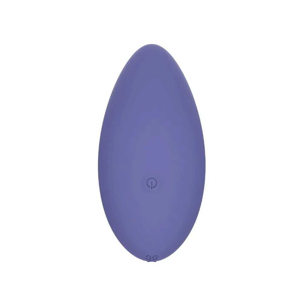 Spectrum Essentials Rechargeable Silicone Compact External Vibrator Purple