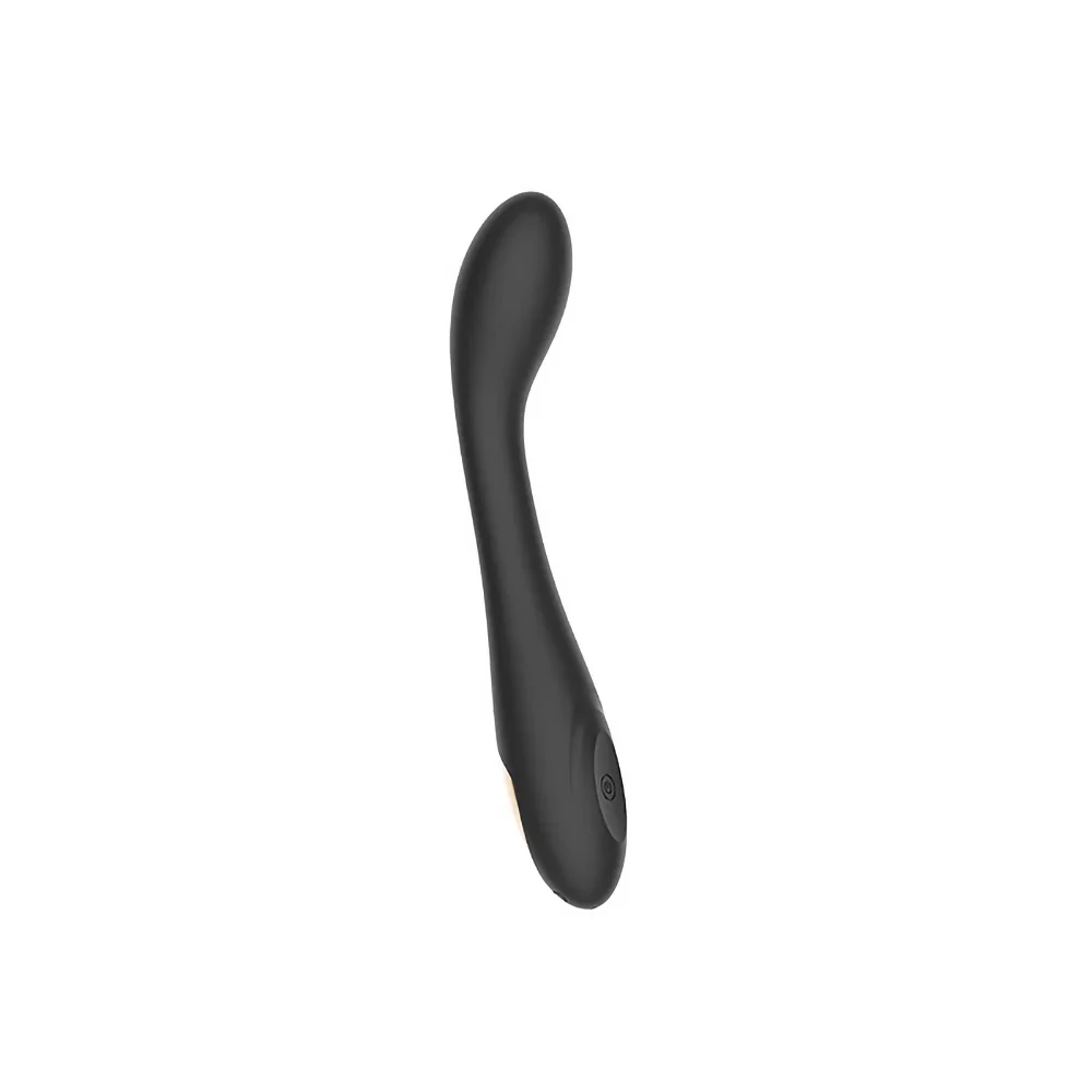 Spectrum Essentials Rechargeable Silicone G-Spot Vibrator Black