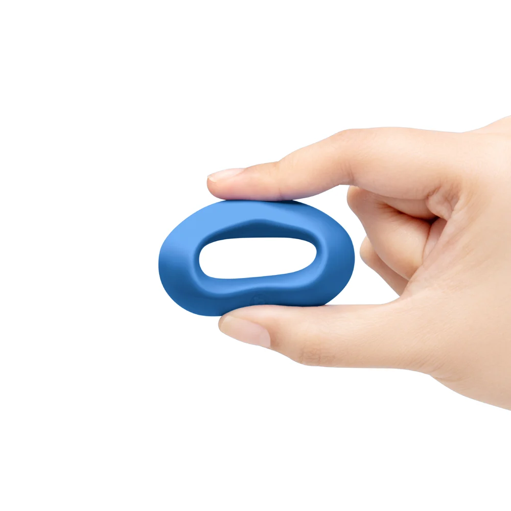b-Vibe Flex Ring Delta Silicone C-Ring Blue