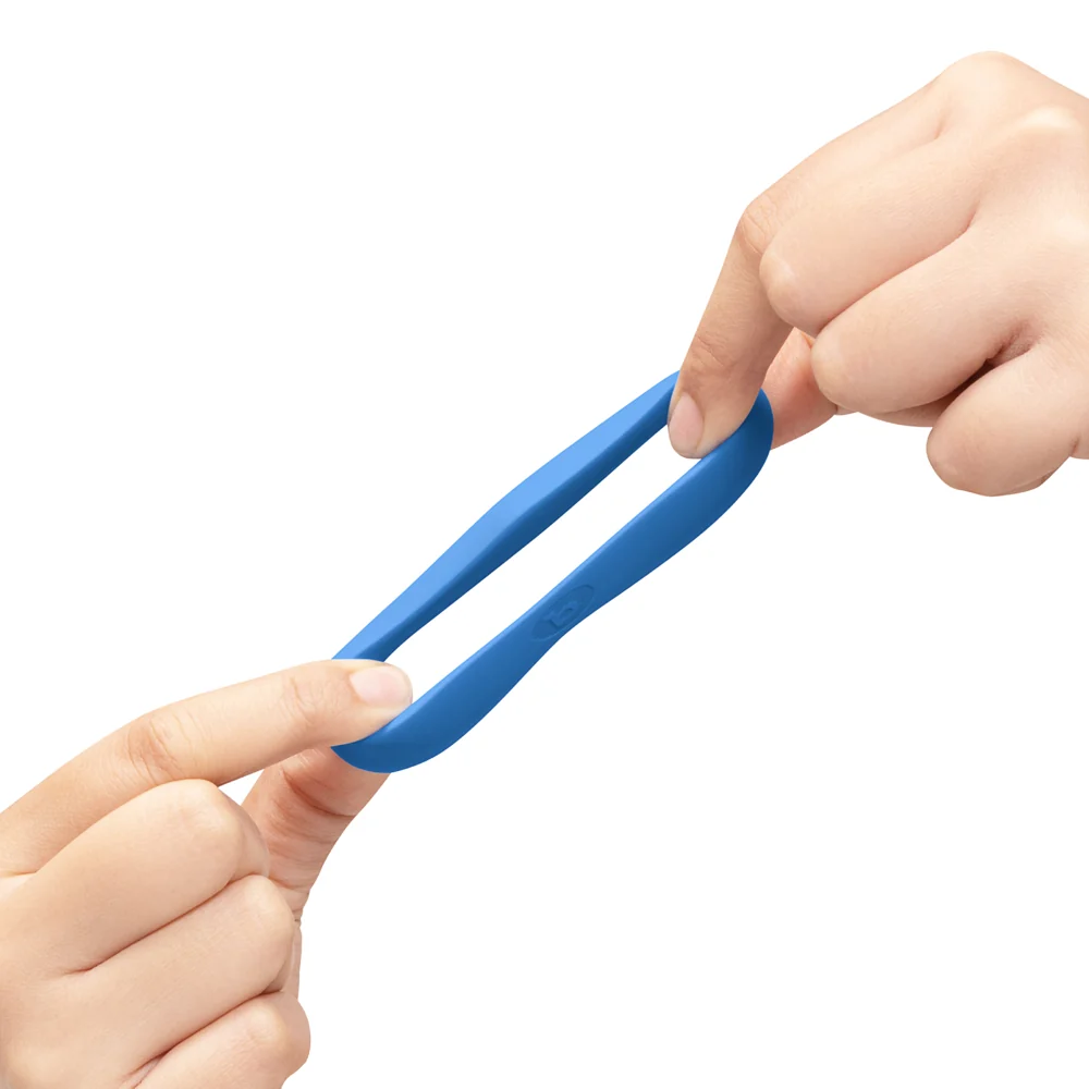 b-Vibe Flex Ring Delta Silicone C-Ring Blue