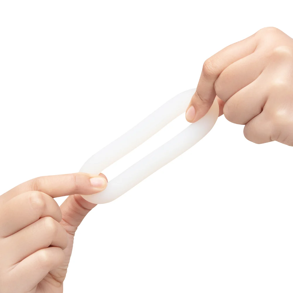 b-Vibe Flex Ring Loop Silicone C-Ring Clear