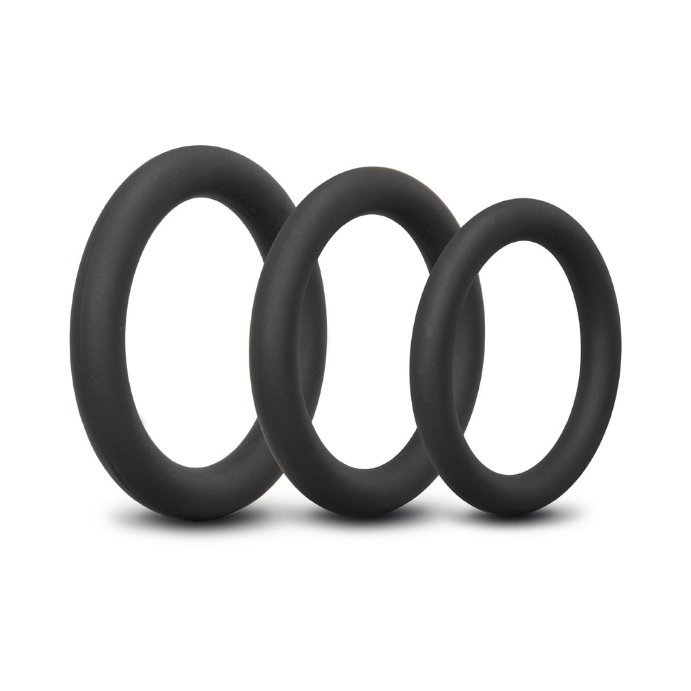 b-Vibe Snug Ring Lite 3-Pack Snug Fit Silicone C-Ring
