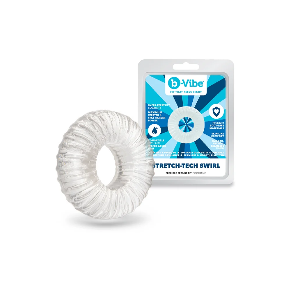 b-Vibe Stretch-Tech Swirl Ultra Stretchy C-Ring