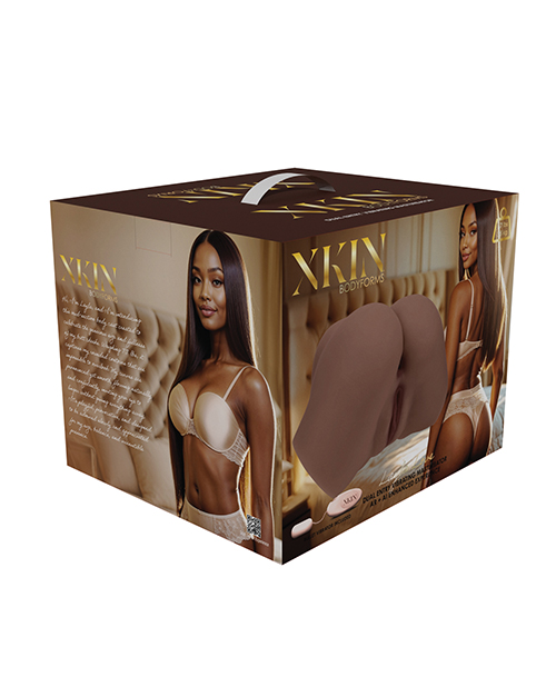 Shots Xkin Layla Love Dual Entry Masturbator - Brown - 7.7 lbs.