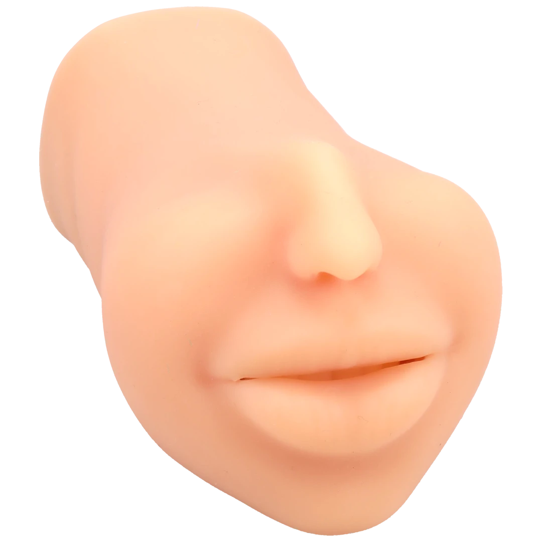 The Super Sucker - Cum Guzzler - Male Mouth Ultraskyn Masturbator Vanilla