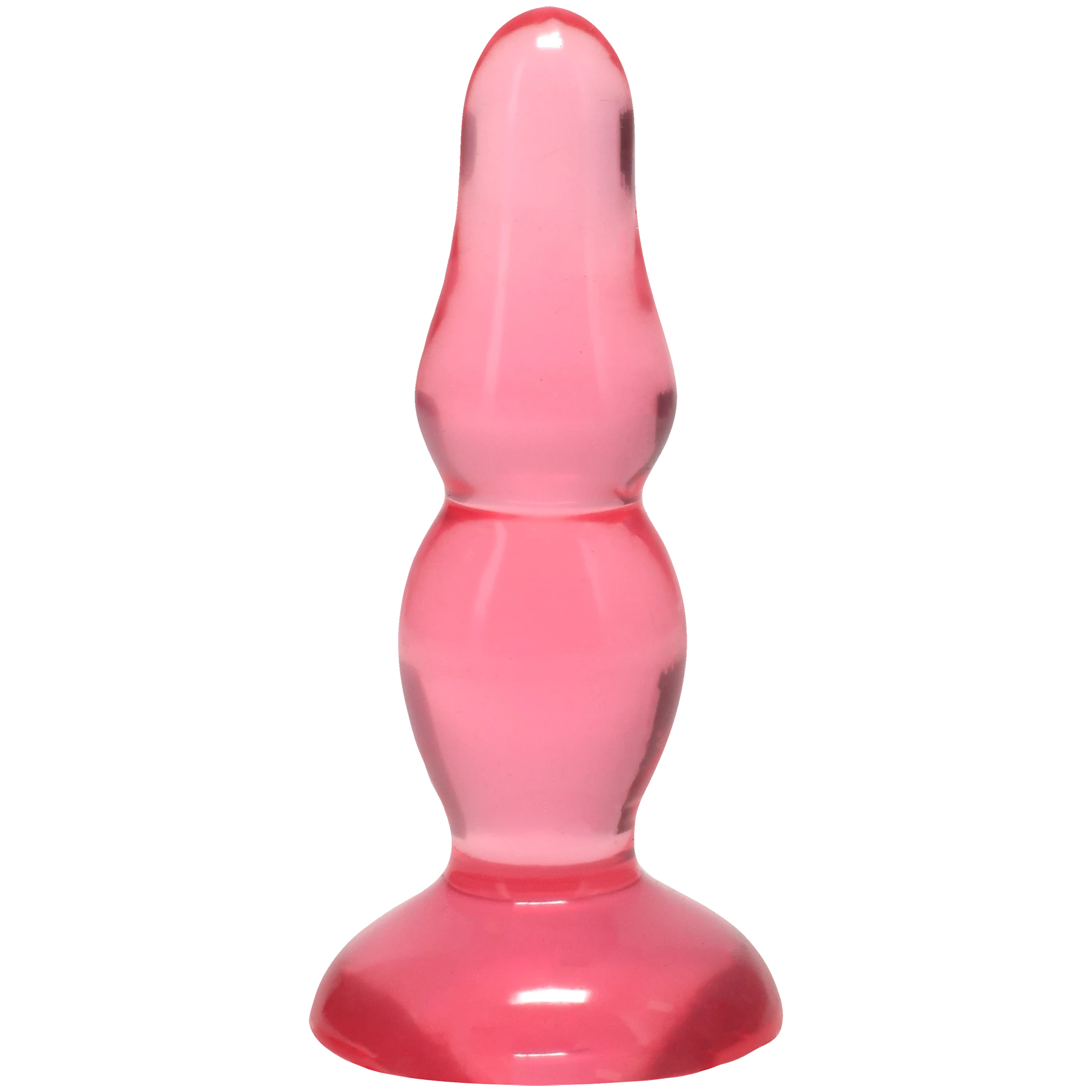 Crystal Jellies - Novice Pop Plug - 4 Inch Pink