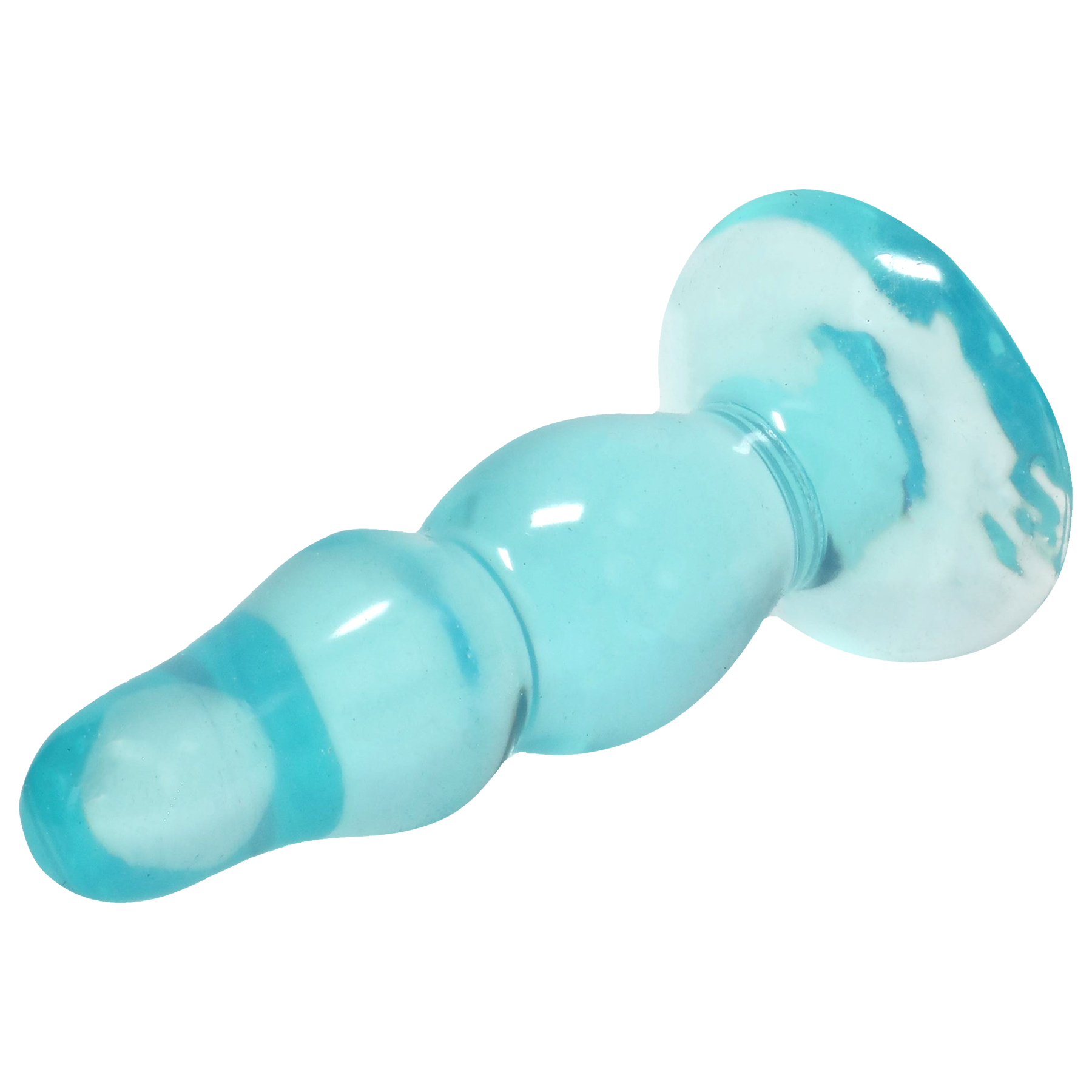Crystal Jellies - Novice Pop Plug - 4 Inch Teal