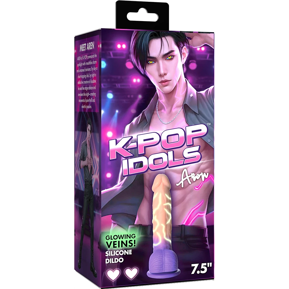 K-Pop Idols Aren Silicone Dildo With Balls
