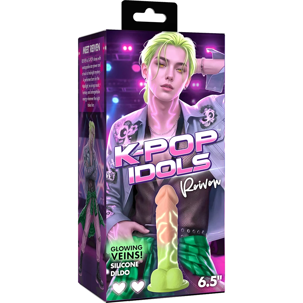 K-Pop Idols Reiven Silicone Dildo With Balls