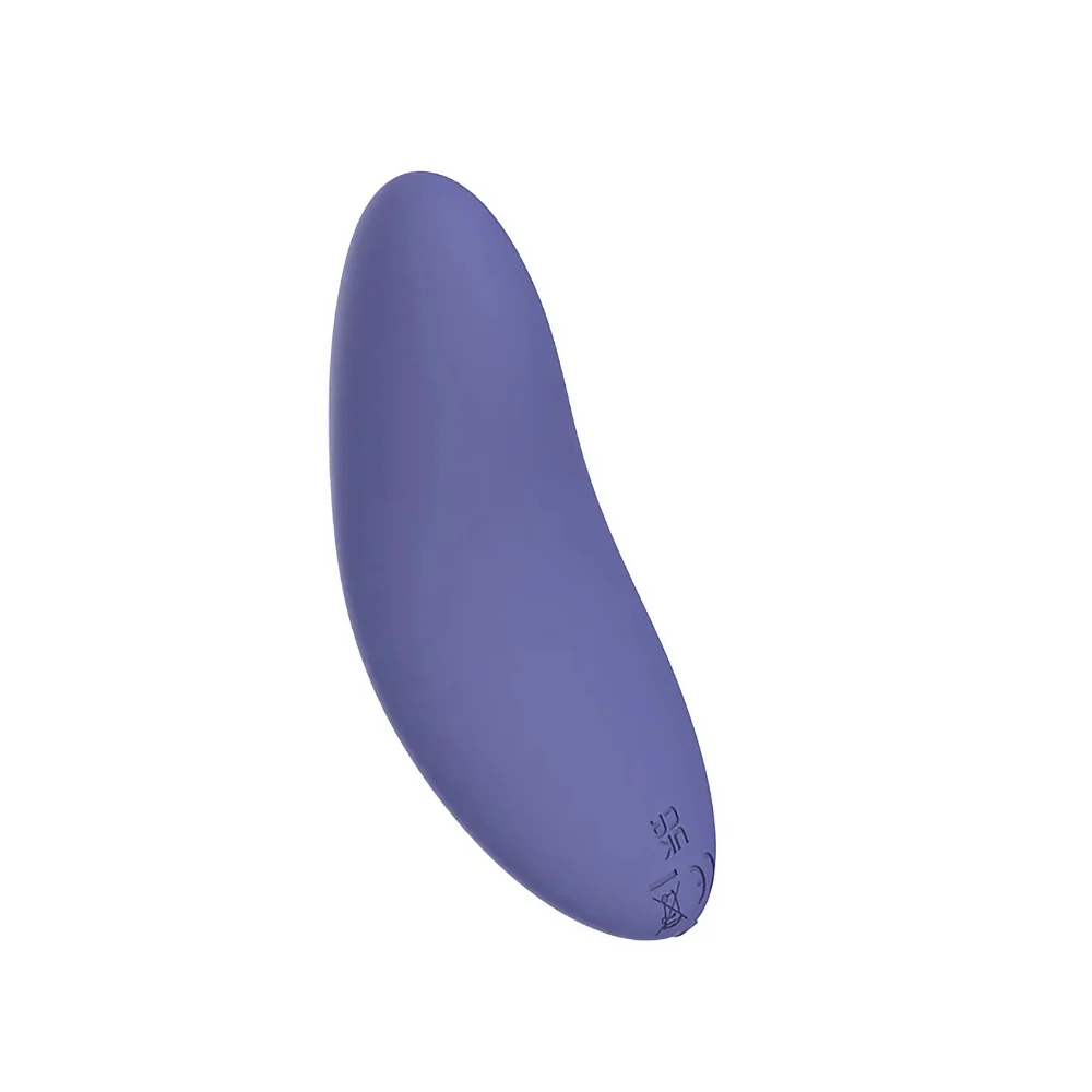 Spectrum Essentials Rechargeable Silicone Compact External Vibrator Purple