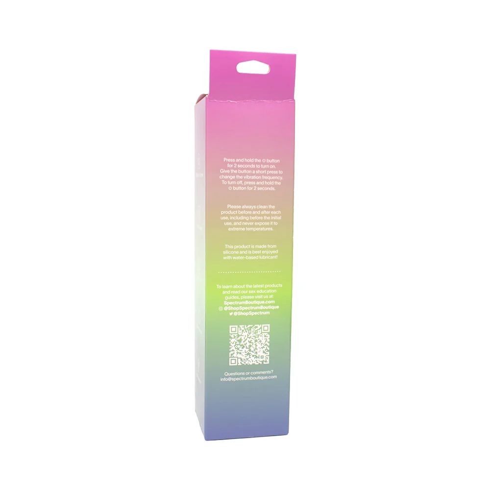 Spectrum Essentials Rechargeable Silicone G-Spot Vibrator Purple