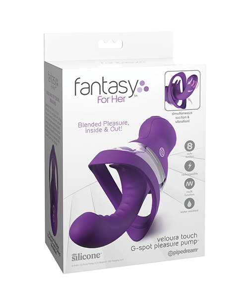 Fantasy For Her Veloura Touch G-Spot Pleasure Pump - Purple