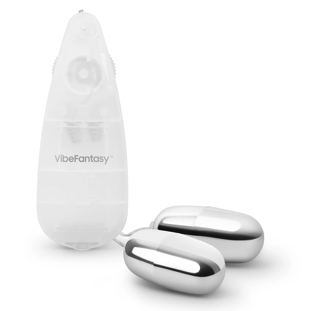 VibeFantasy Double Silver Bullet With Remote Control