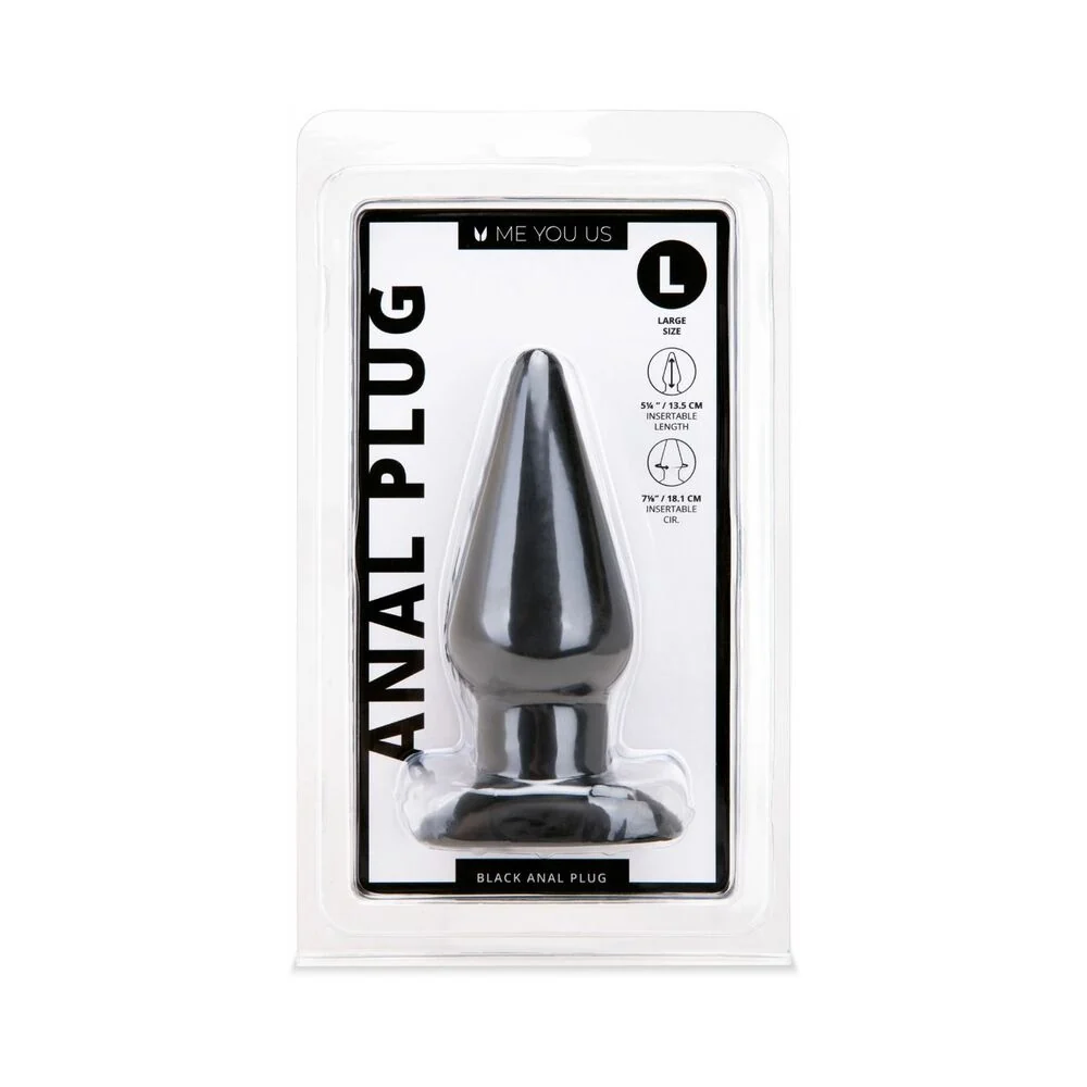 Me You Us Black Large Anal Plug